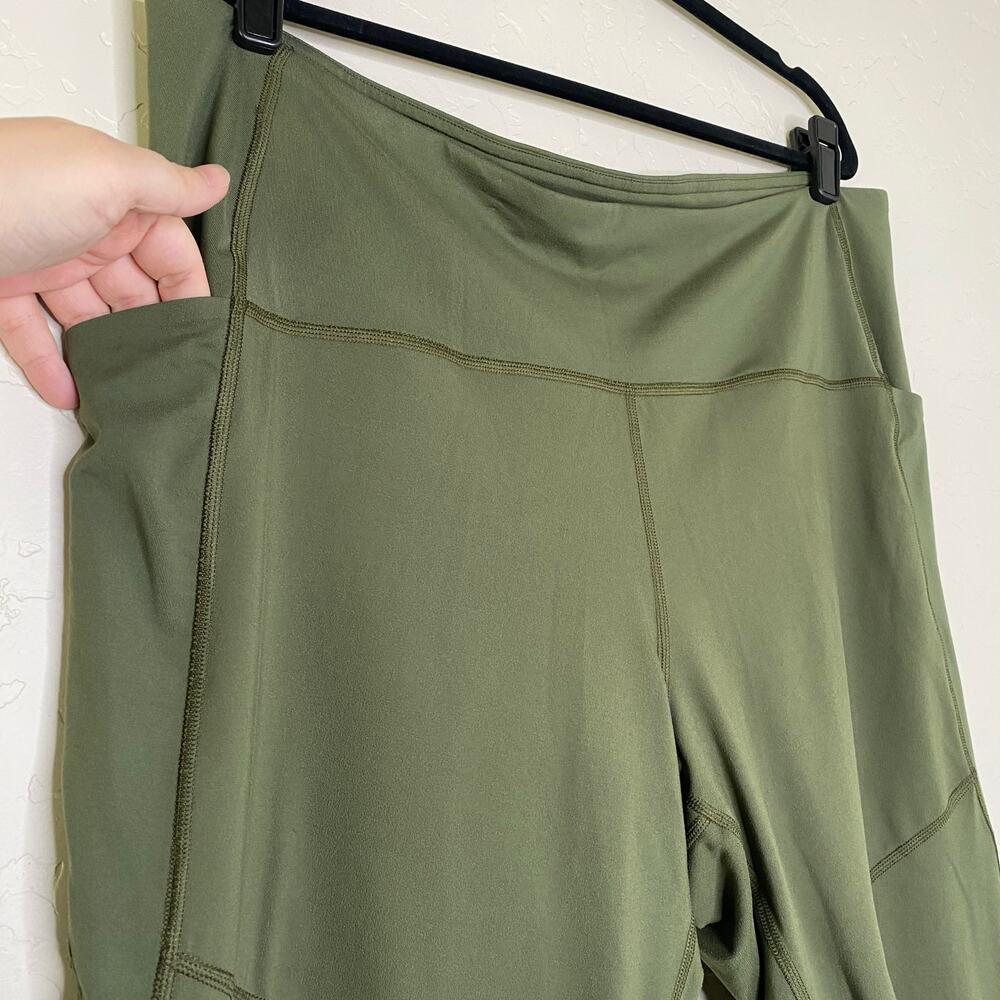 Thinx Kale Green Moderate Absorption Period Activewear Leggings 3X - Picture 2 of 11